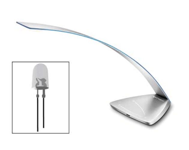 Candeeiro de Escritório Ice Blue