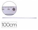 Régua metálica em alumínio 100 cm.