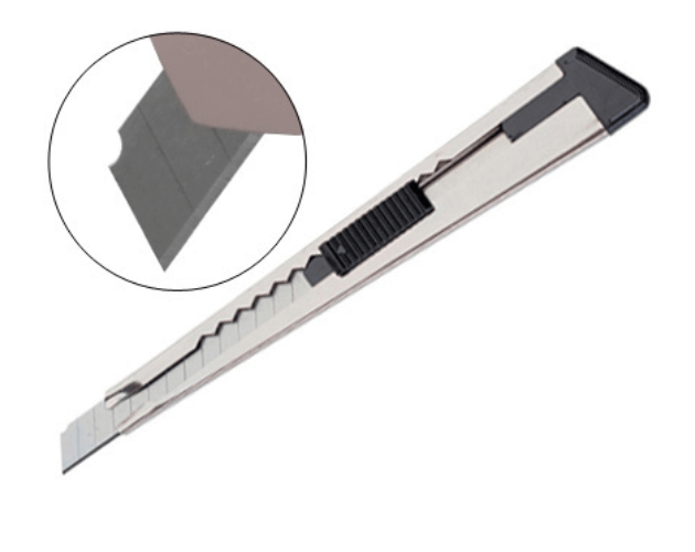 X-acto estreito Metálico lamina de 9 mm 