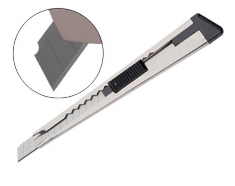 X-acto estreito Metálico lamina de 9 mm 